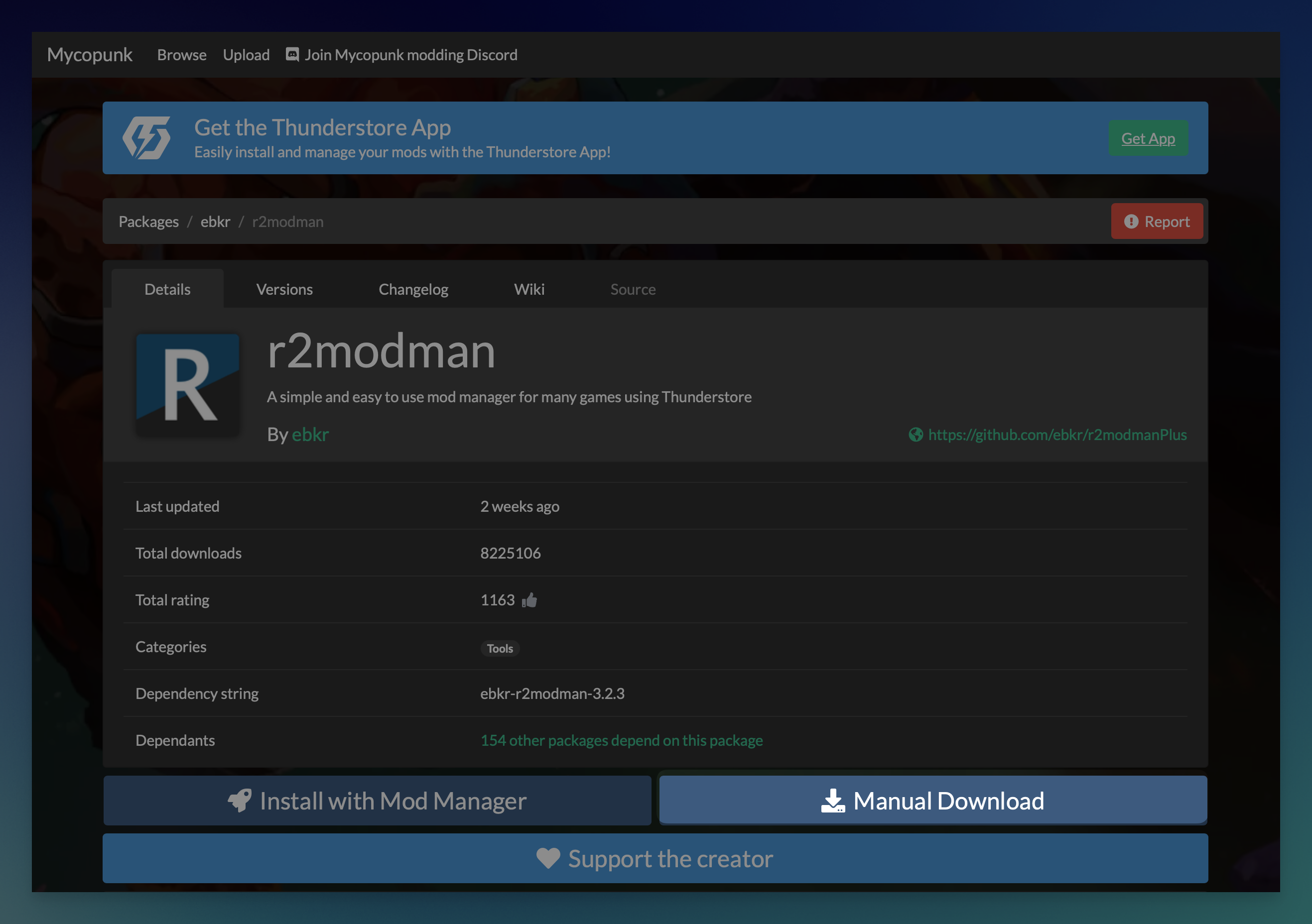 Installing Gale or r2modman