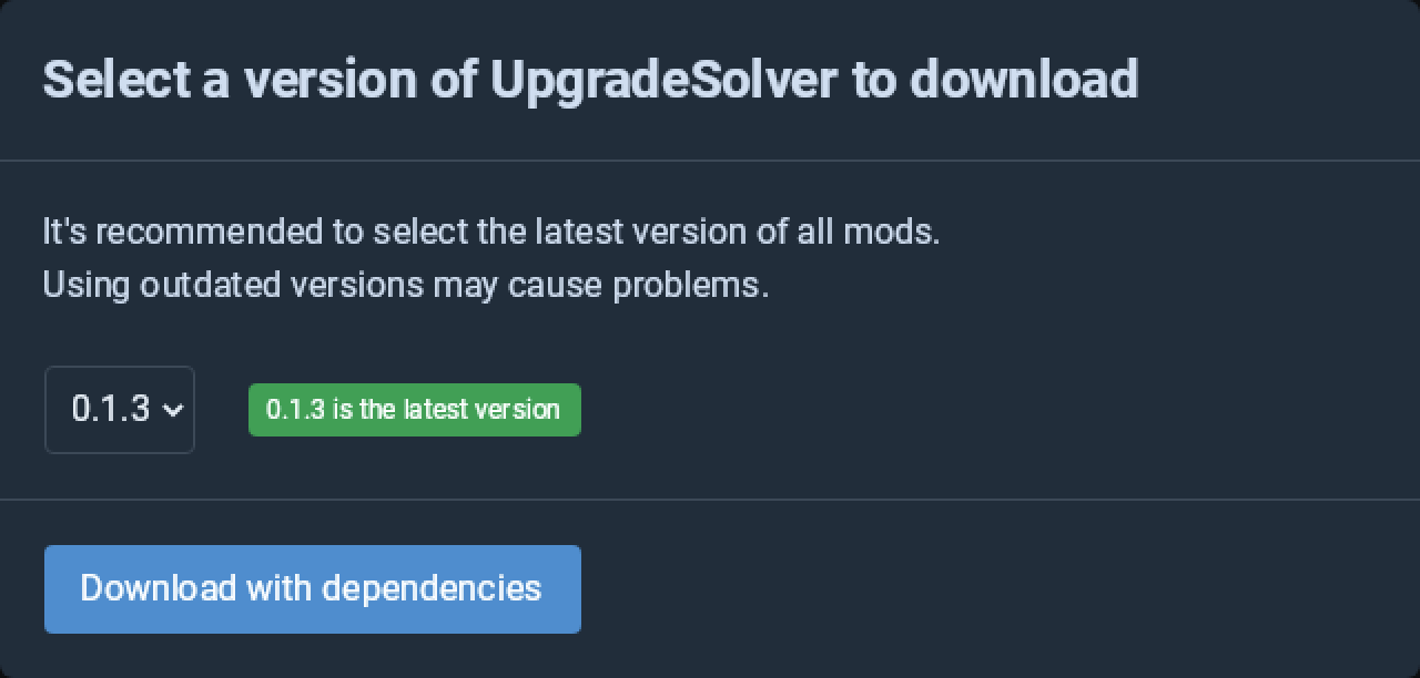 Downloading a mod
