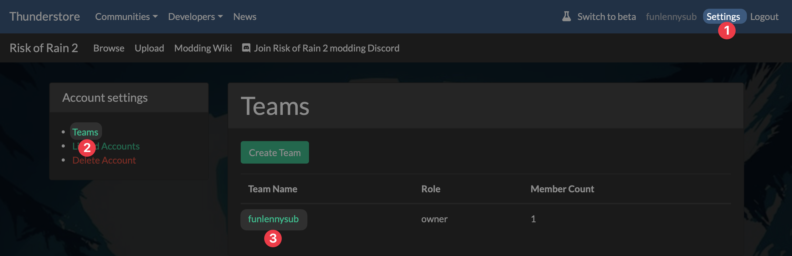Selecting your team